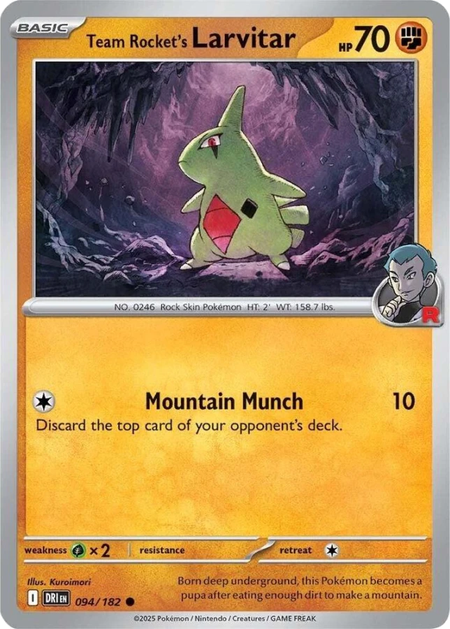 Team Rocket's Larvitar