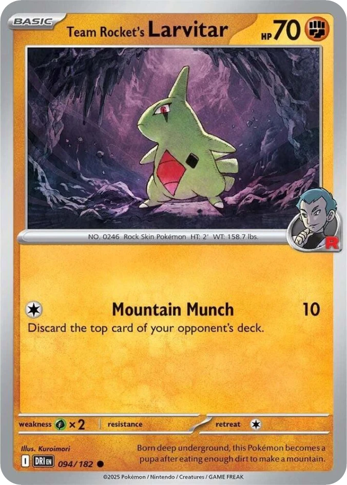 Team Rocket's Larvitar