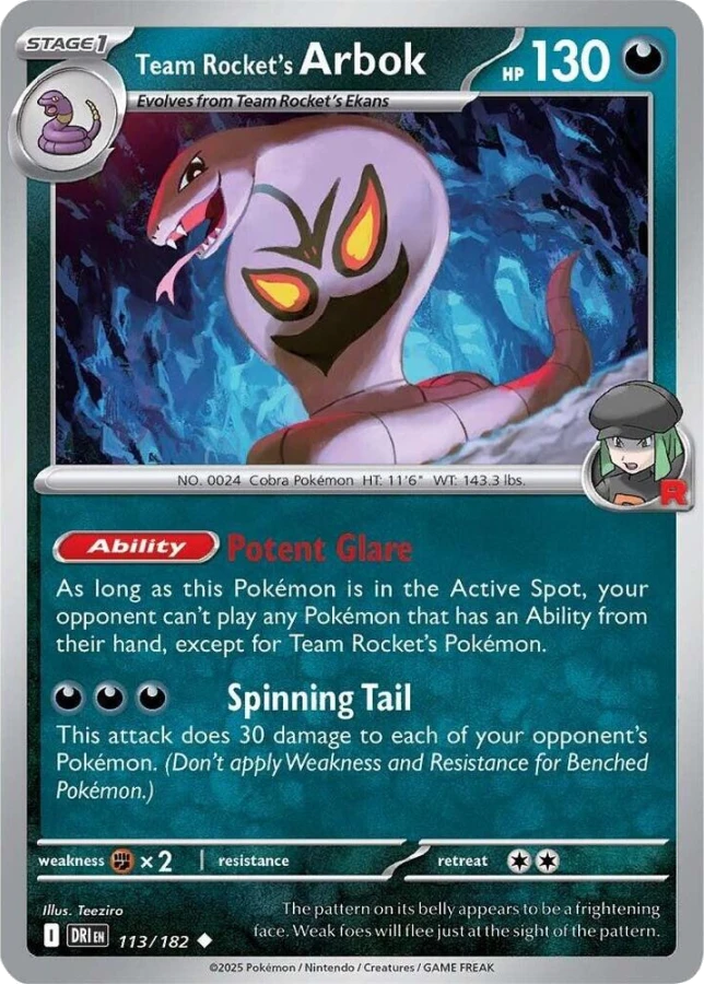 Team Rocket's Arbok