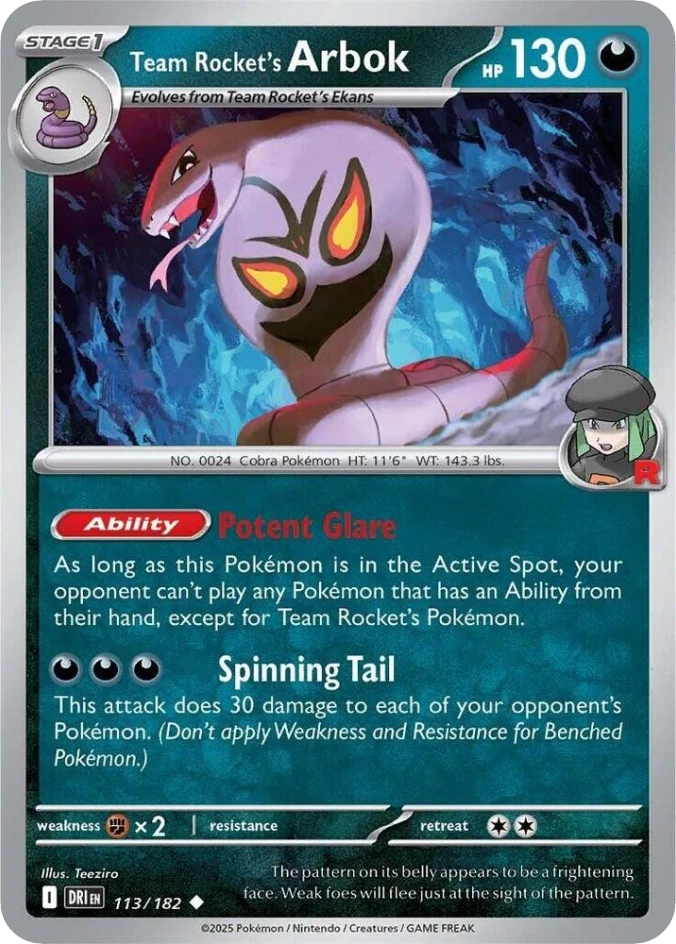 Team Rocket's Arbok