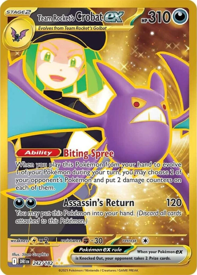 Team Rocket's Crobat ex