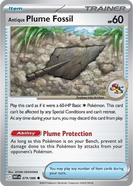 Antique Plume Fossil