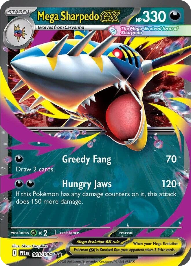 Mega Sharpedo ex