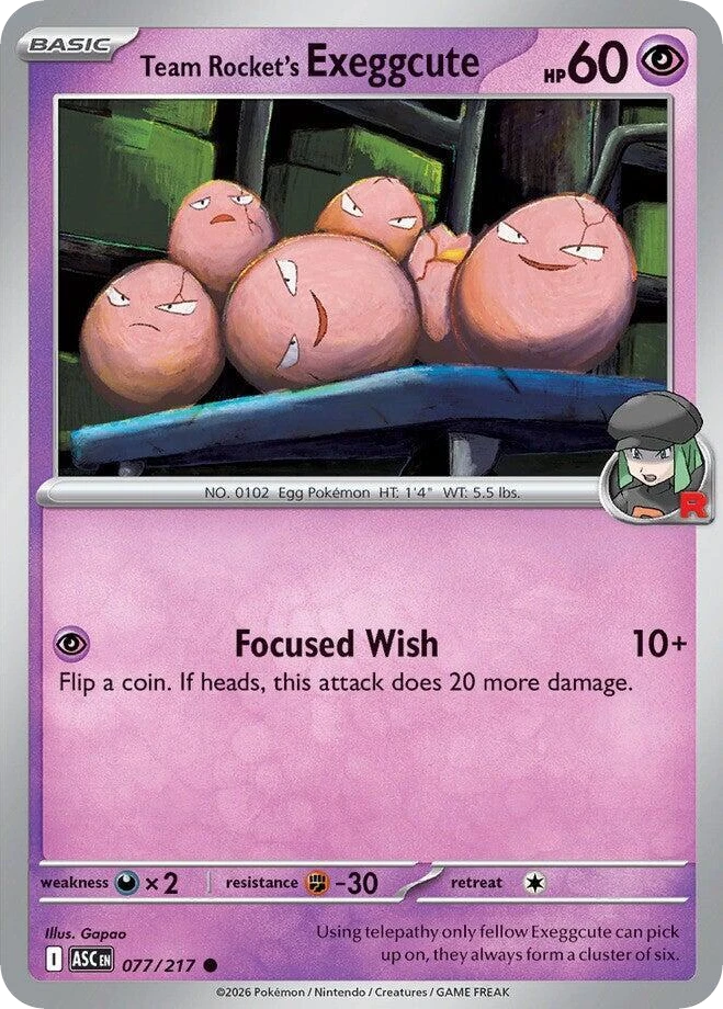 Team Rocket's exeggcute