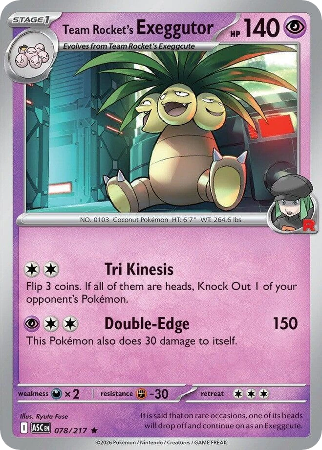 Team Rocket's exeggutor