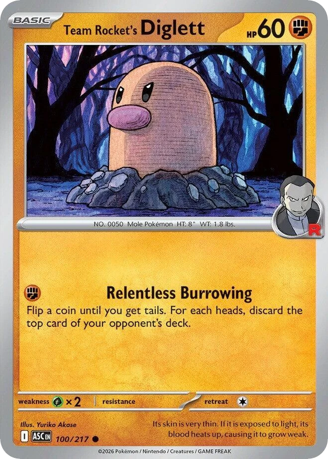 Team Rocket's Diglett